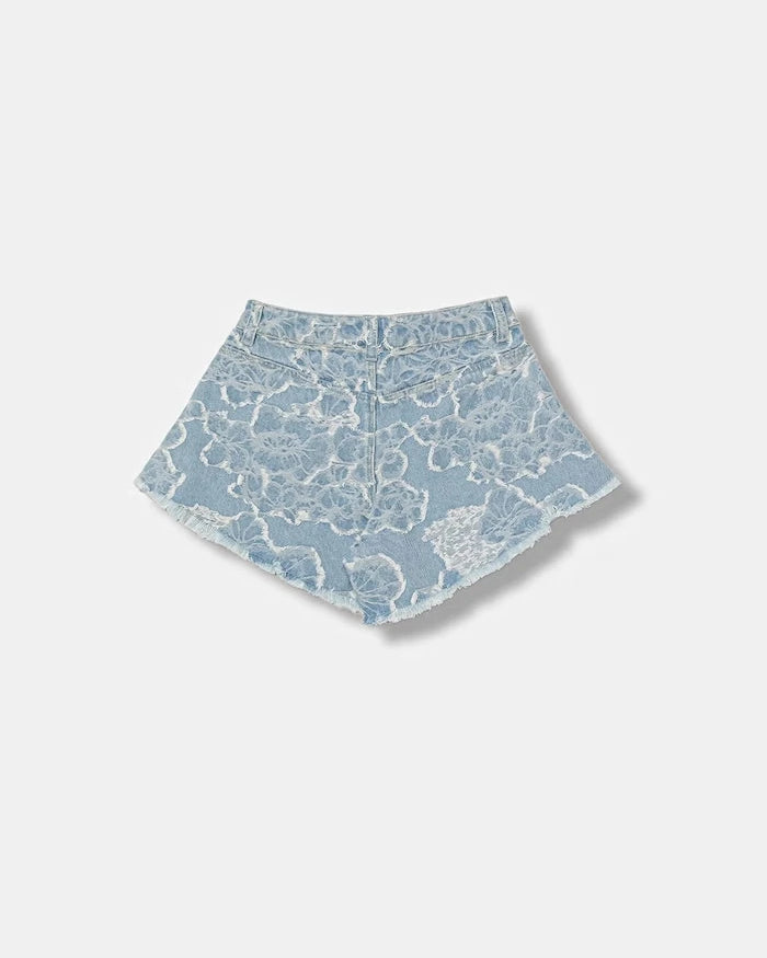 Guess çocuklar için denim kısa pantolon