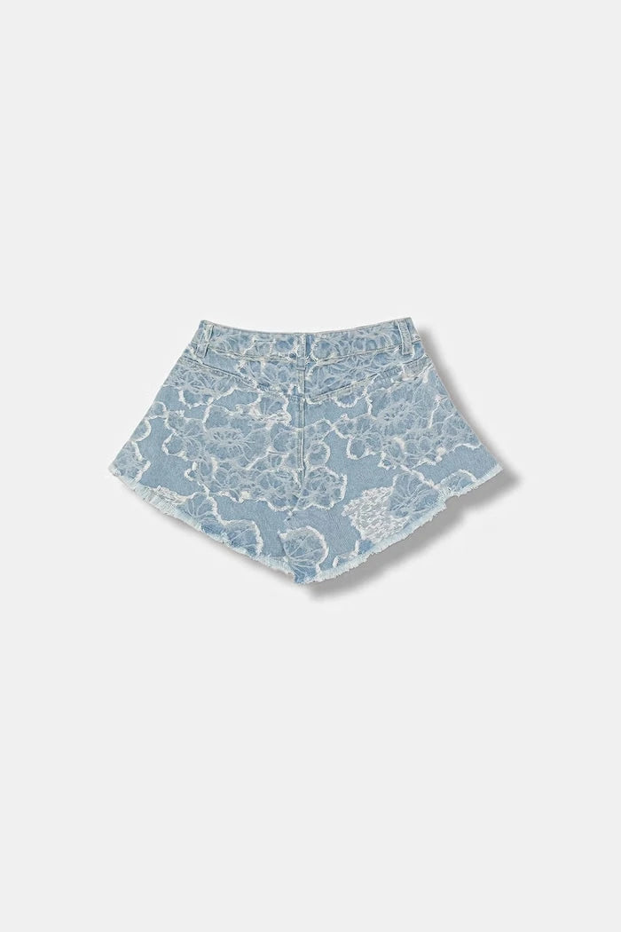 Guess çocuklar için denim kısa pantolon