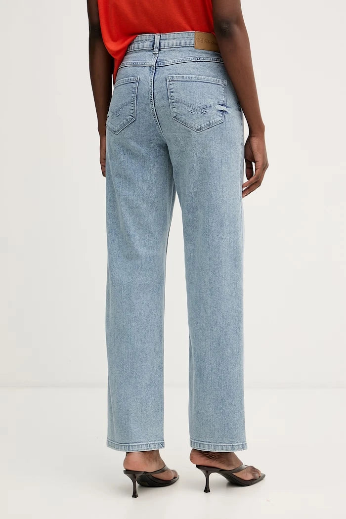 U.S. Polo Assn. kadın düz jean USPA LONG LEG STRAIGHT FIT