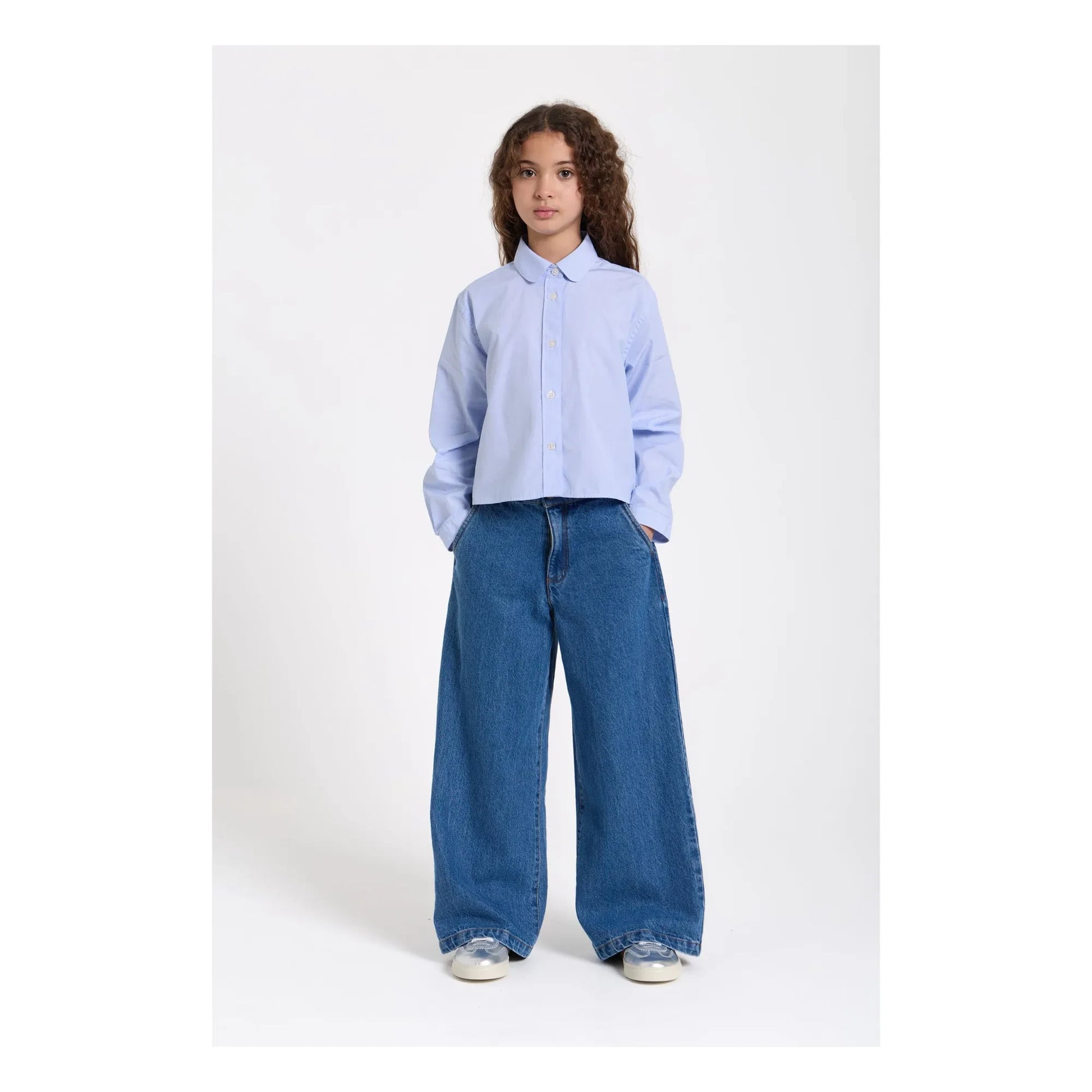 Smallable Kid - Jean Large Paloma | Denim blue