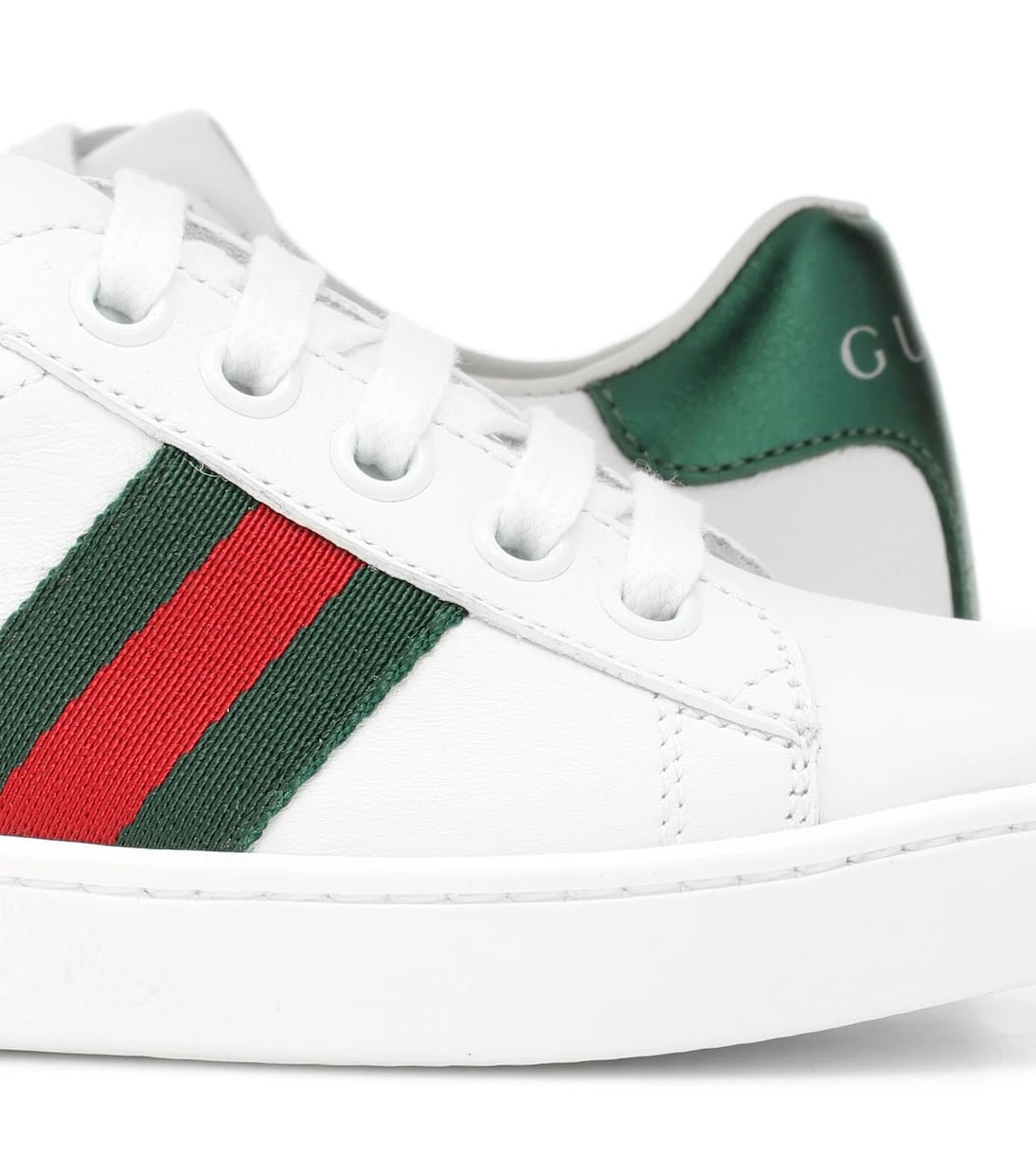 Gucci Kids - حذاء سنيكرز Ace الجلدي