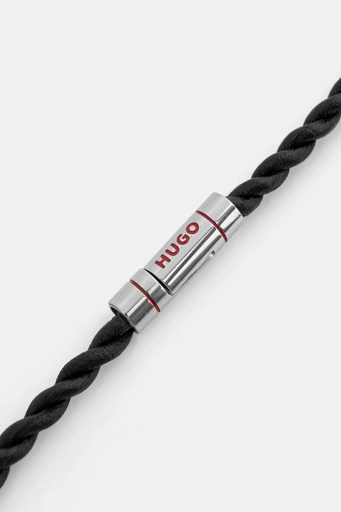 Кожена гривна HUGO E-DOUBLEBRAID4-BRA