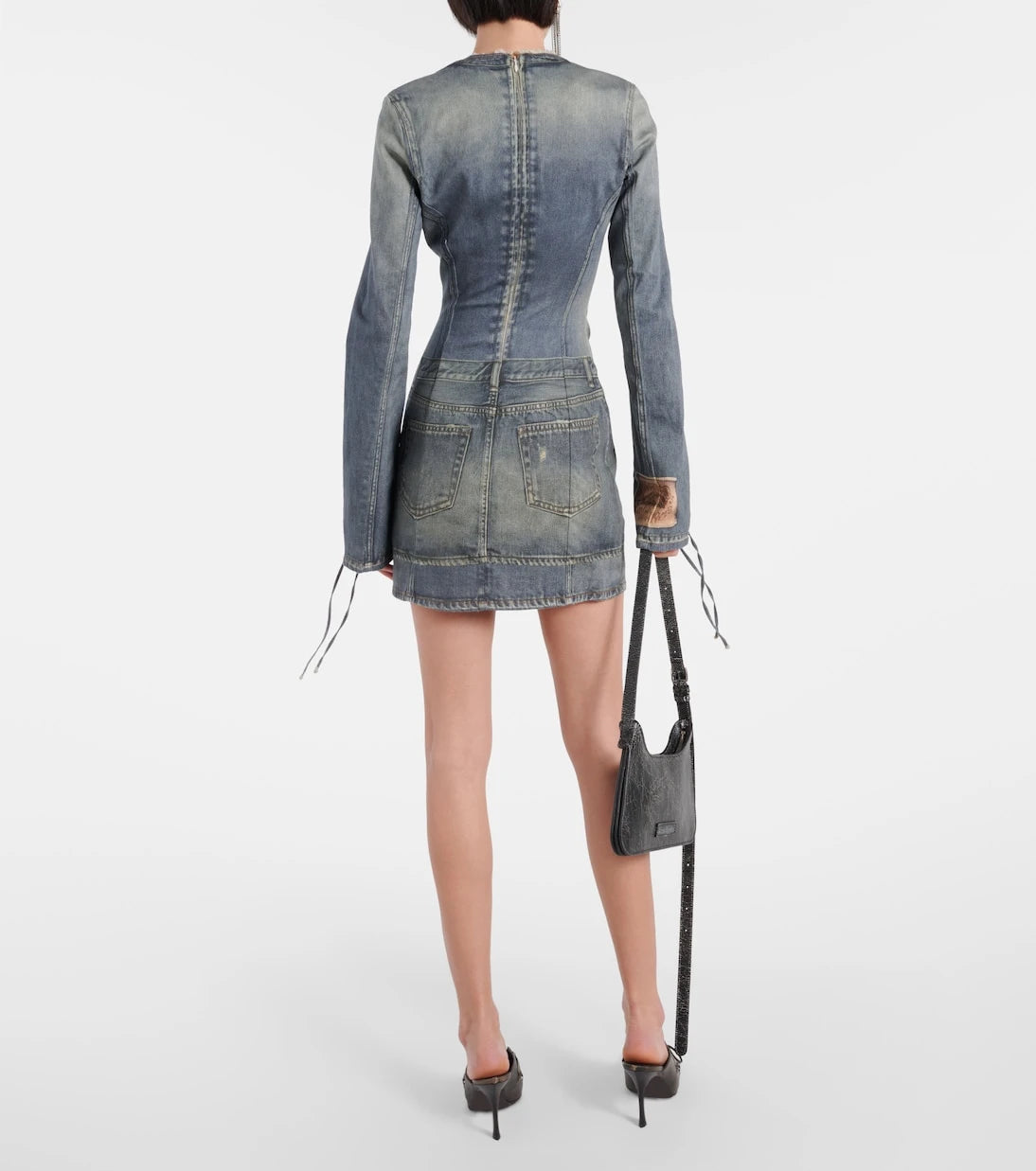 Acne Studios - Printed cotton-blend minidress