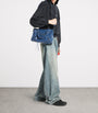Blue Small Lambskin Le City Top-Handle Bag