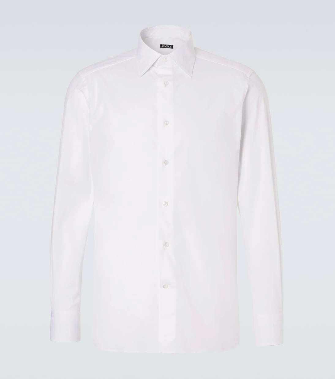 Zegna - Cotton-blend poplin shirt