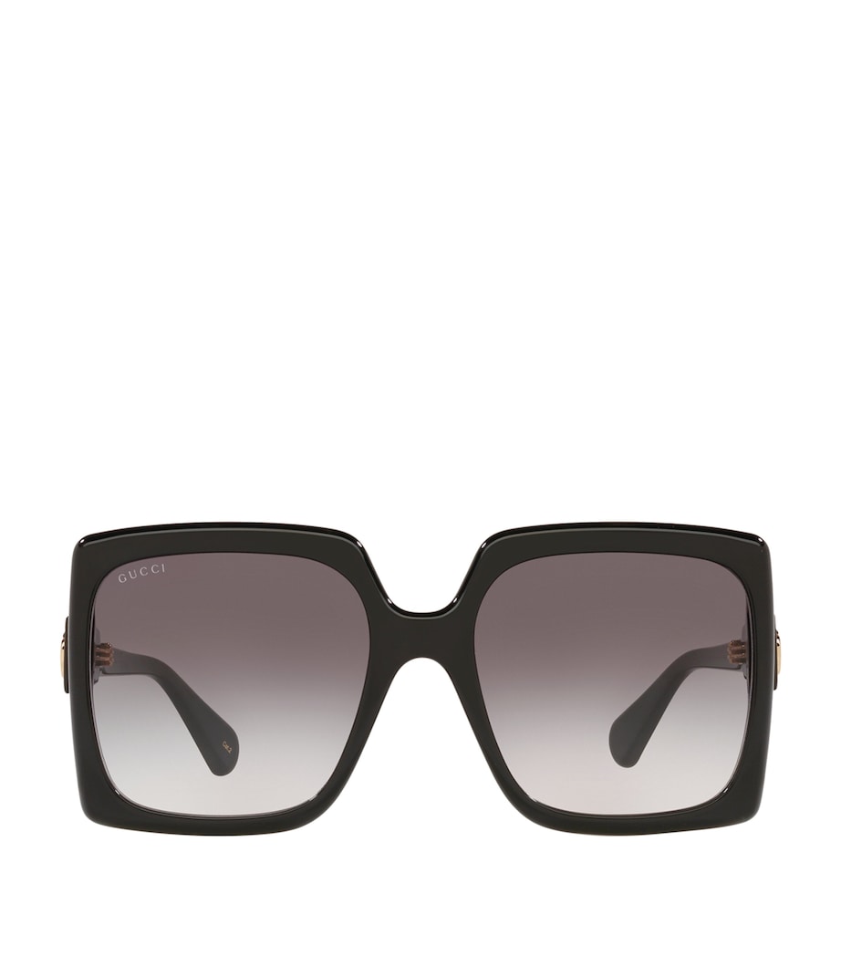 Black Oversized Square Sunglasses