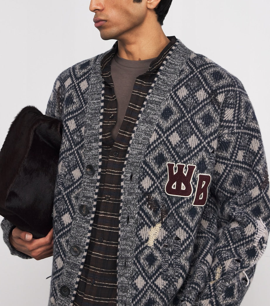 Wales Bonner Multi Wool Sibling Cardigan