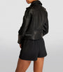 Black Leather Biker Jacket