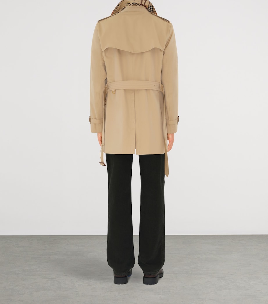 Beige Short Kensington Heritage Trench Coat