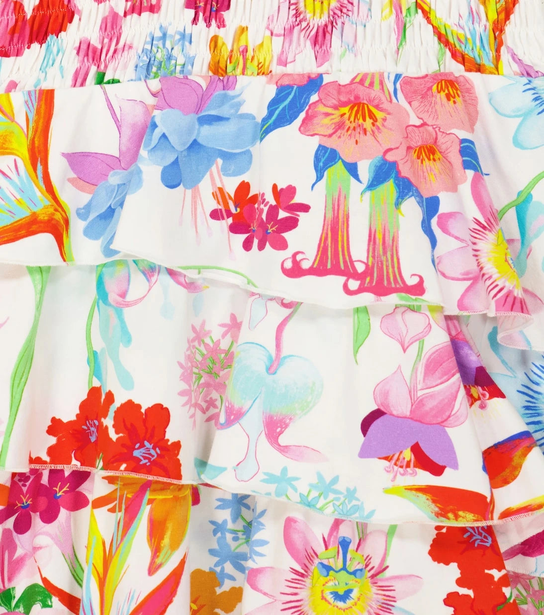 Versace Kids - Jardin cotton-blend dress