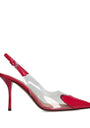 Alaïa Patent Coeur Slingback Pumps 90