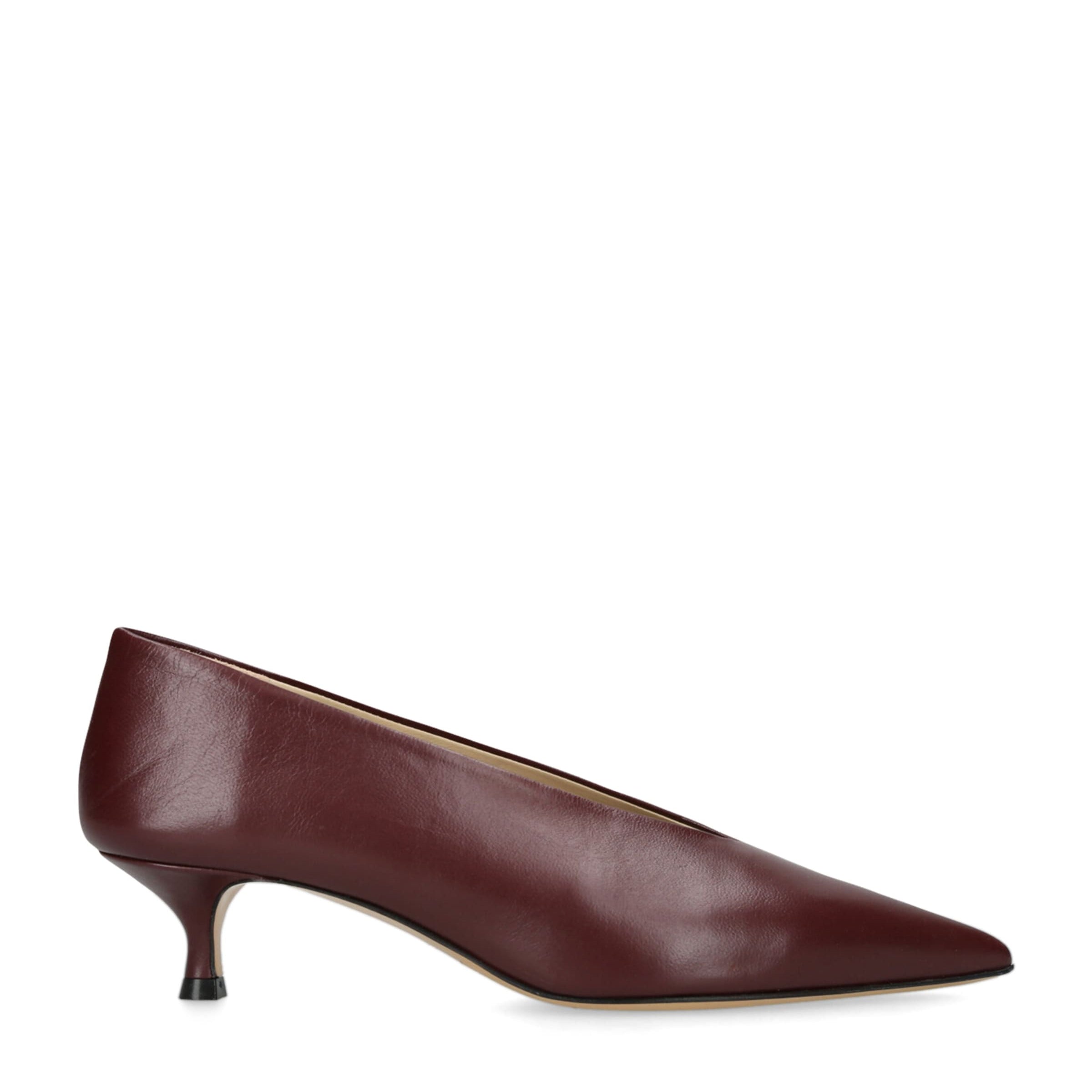 Le Monde Beryl Red Patent Leather Babouche Pumps 35