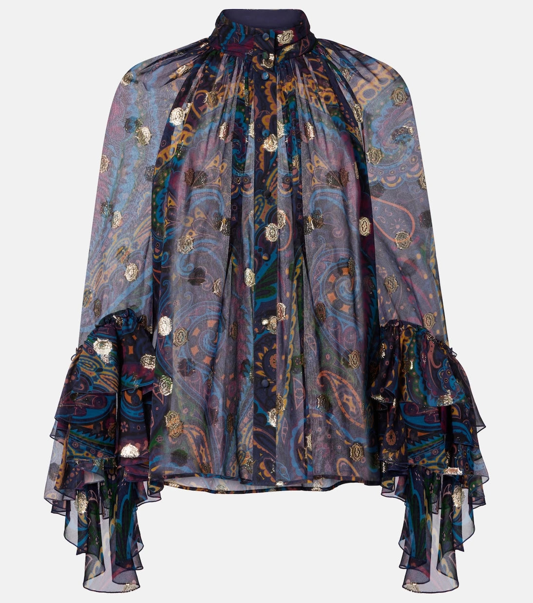 Etro - Paisley silk blouse