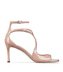Pink Azia 75 Patent Leather Sandals
