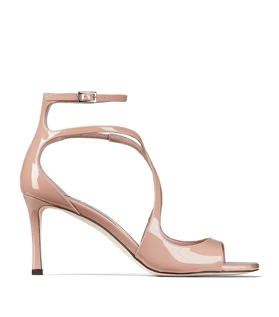 Pink Azia 75 Patent Leather Sandals