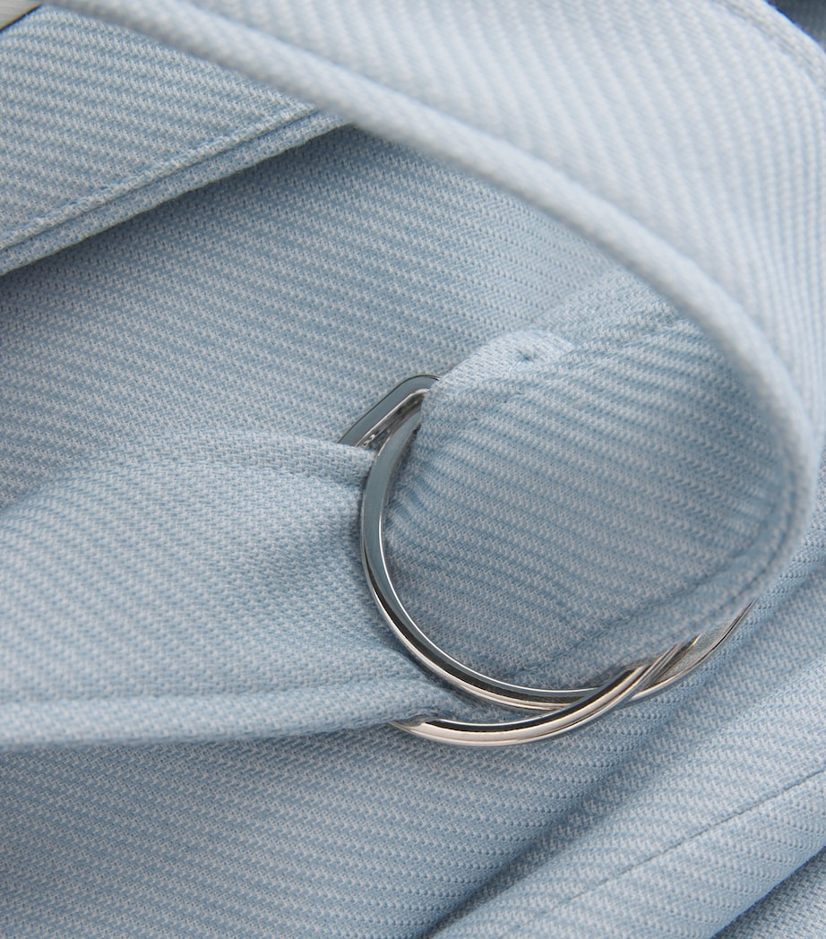 CAMILLA AND MARC Blue Wool-Blend Gehry Trench Coat