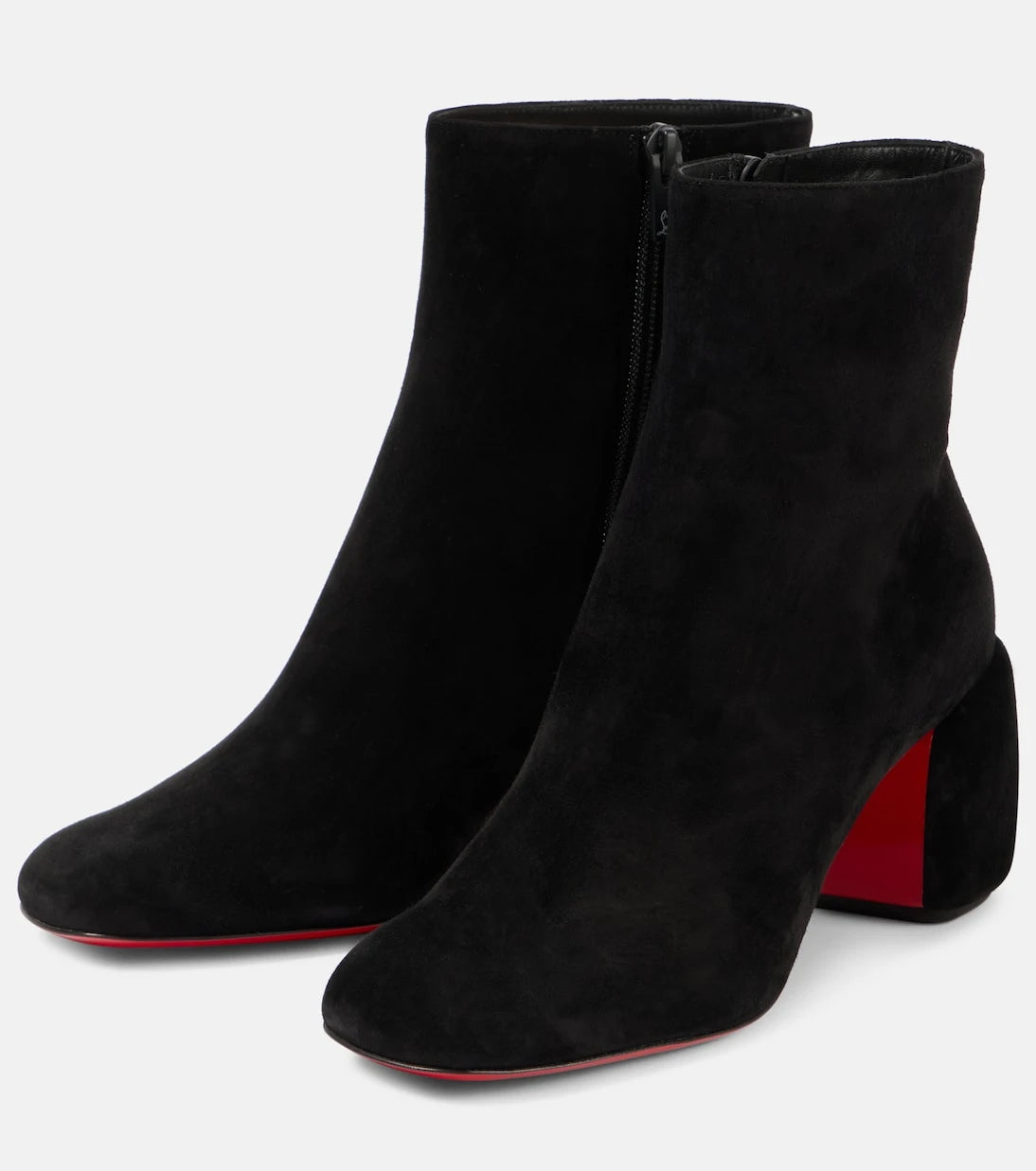 Christian Louboutin - Minny Booty 70 suede ankle boots