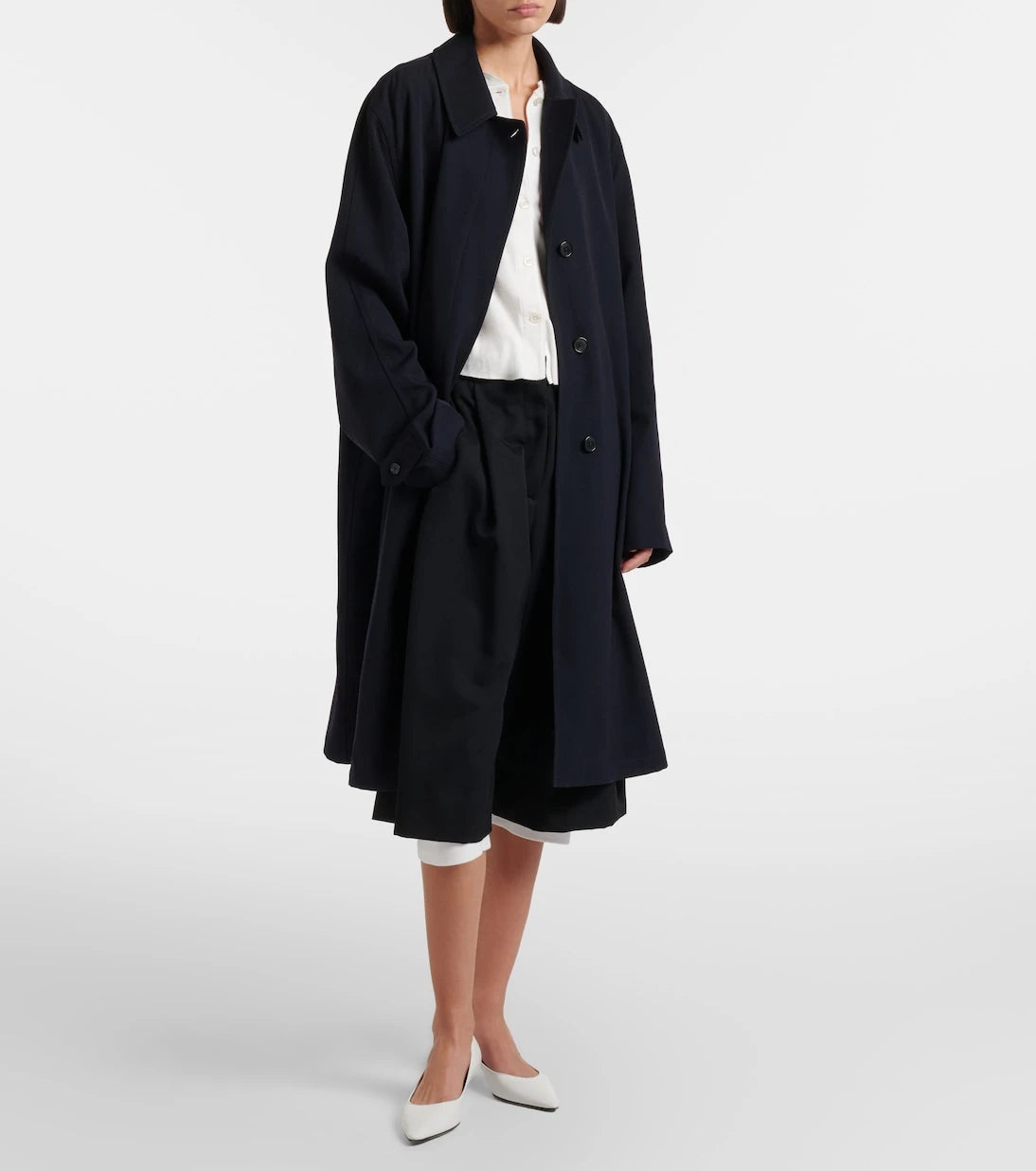 The Row - Kalyan wool Bermuda shorts