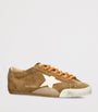Brown Suede-Leather True Star Sneakers
