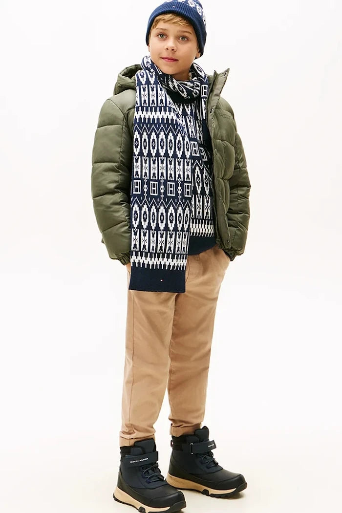 Детски памучен шал Tommy Hilfiger