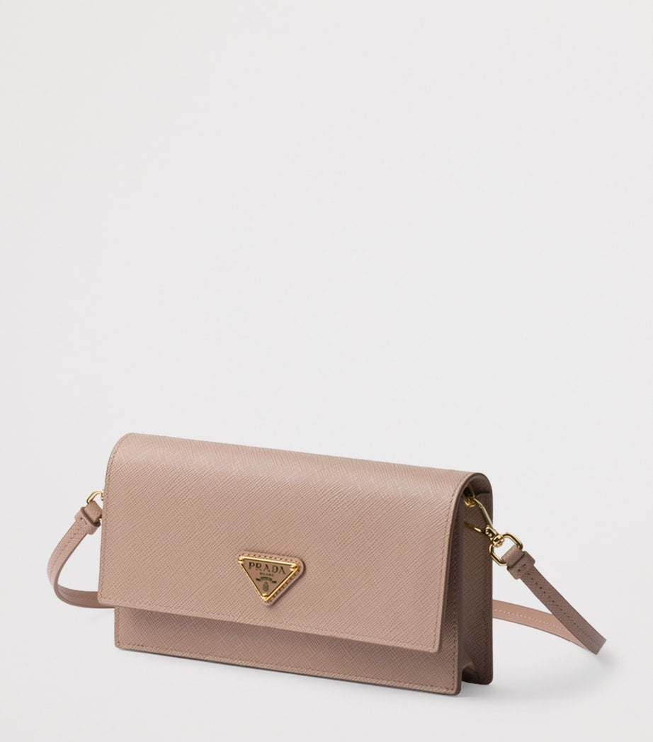 Prada Nude Saffiano Leather Mini Bag