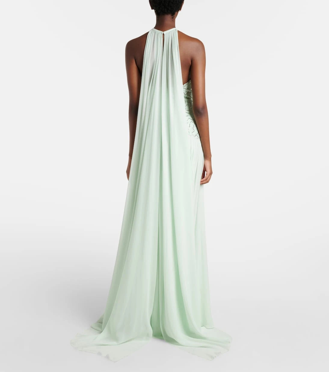 Elie Saab - Sequined silk-blend gown