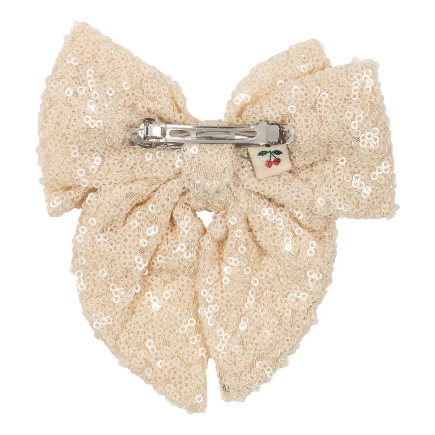 Konges Sløjd - Aries Sequins bow hair slide | Beige
