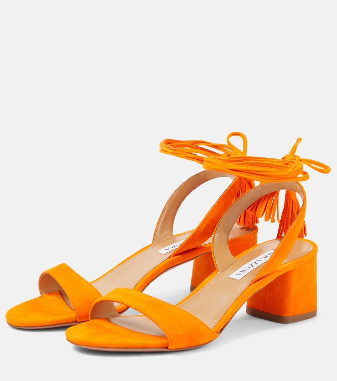 Aquazzura - Alu tasseled suede sandals