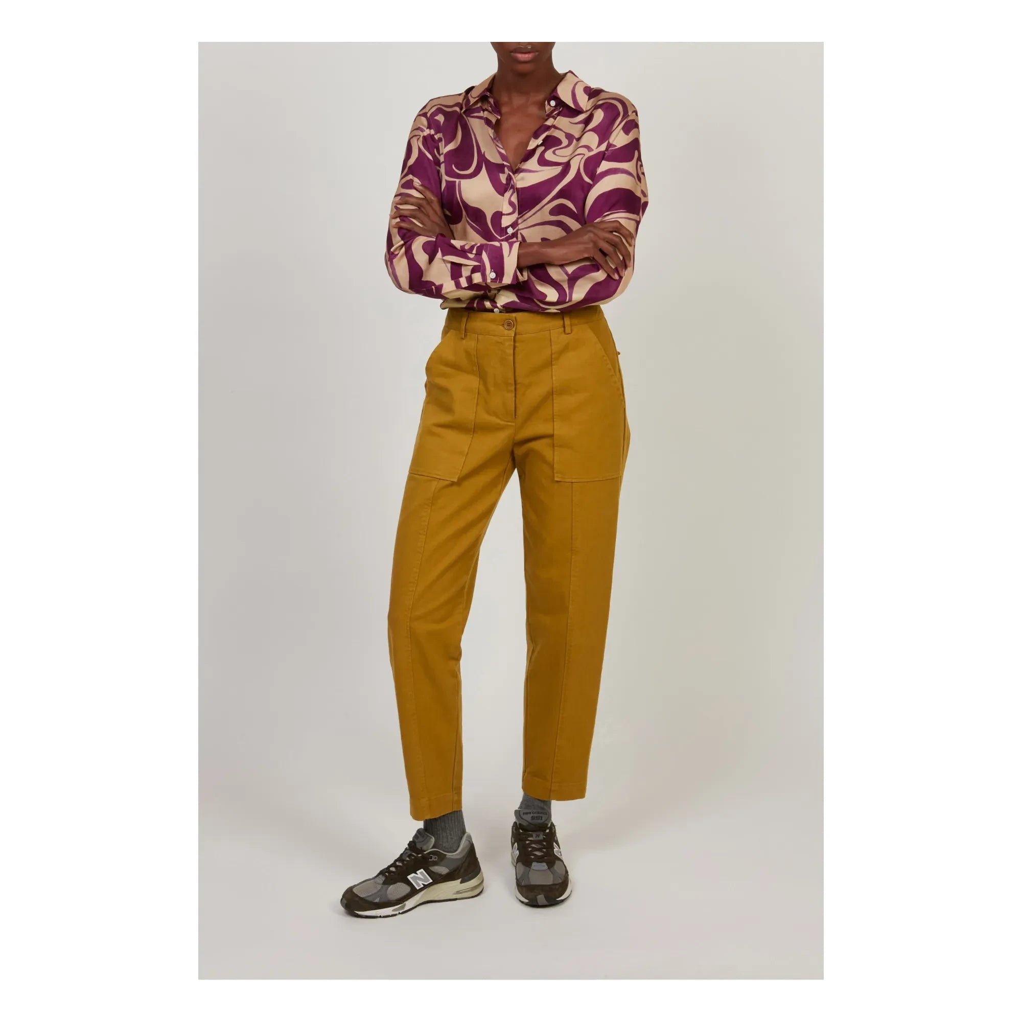 Hartford - Phenix trousers | Tabacco