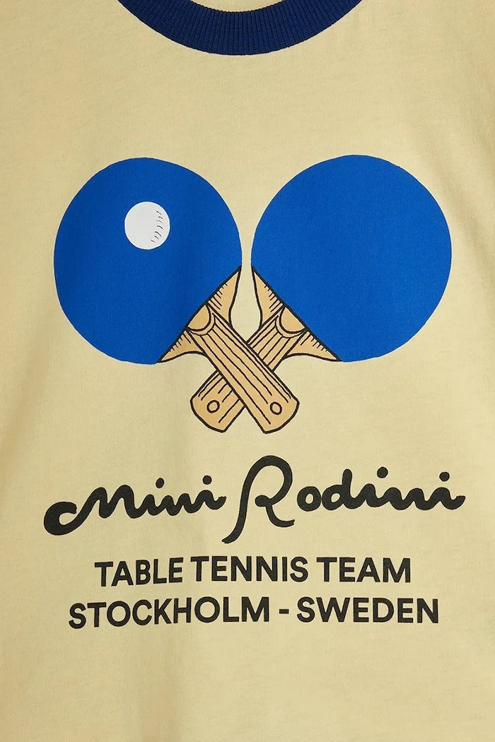 Mini Rodini тениска за деца от памук Table tennis