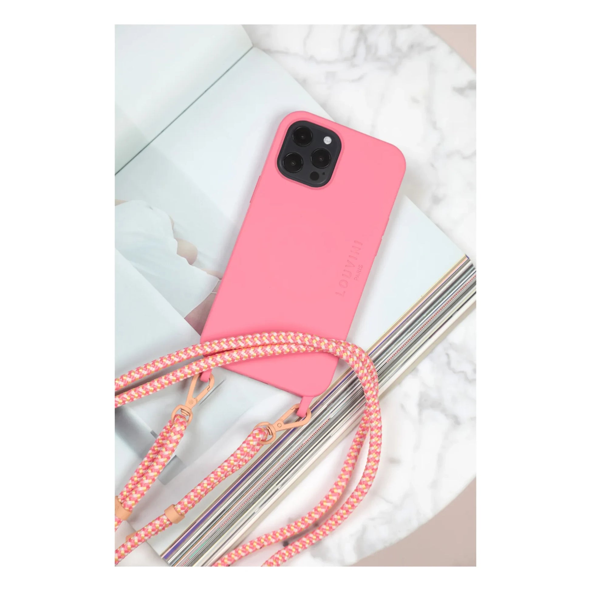 Louvini - Milo Recyclable Plastic MagSafe Phone Case | Pink