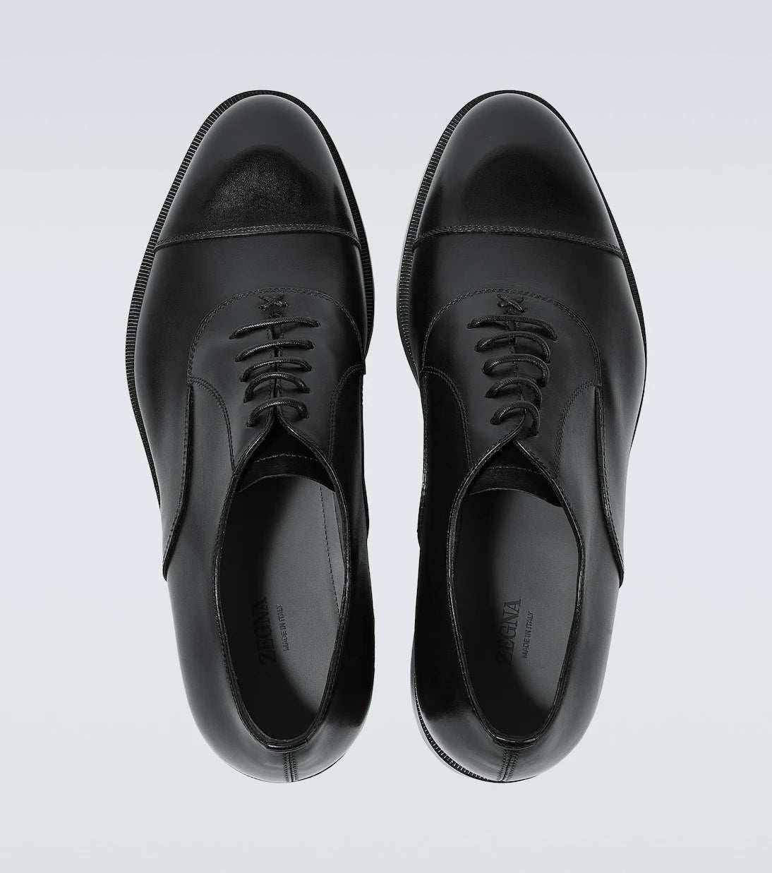 Zegna - Oxford leather shoes