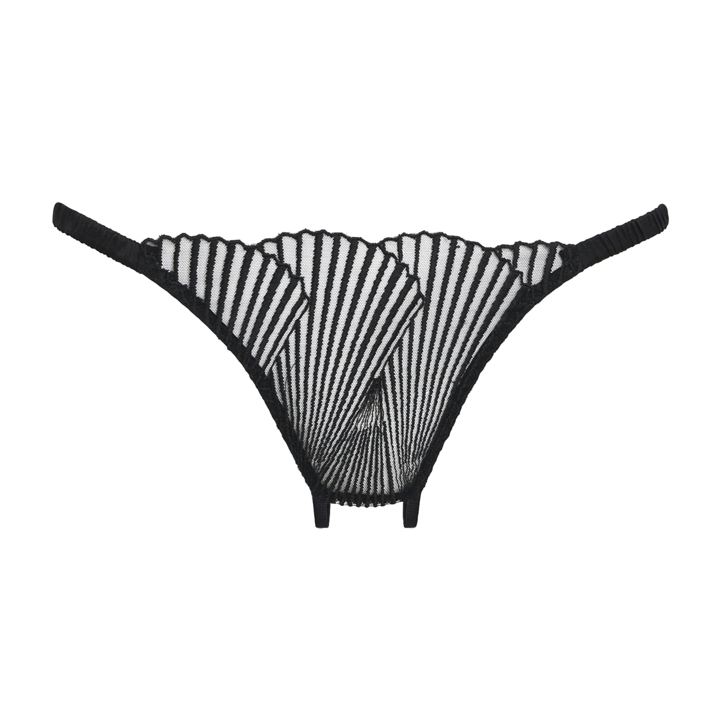 Coco De Mer Black Athena Open Thong