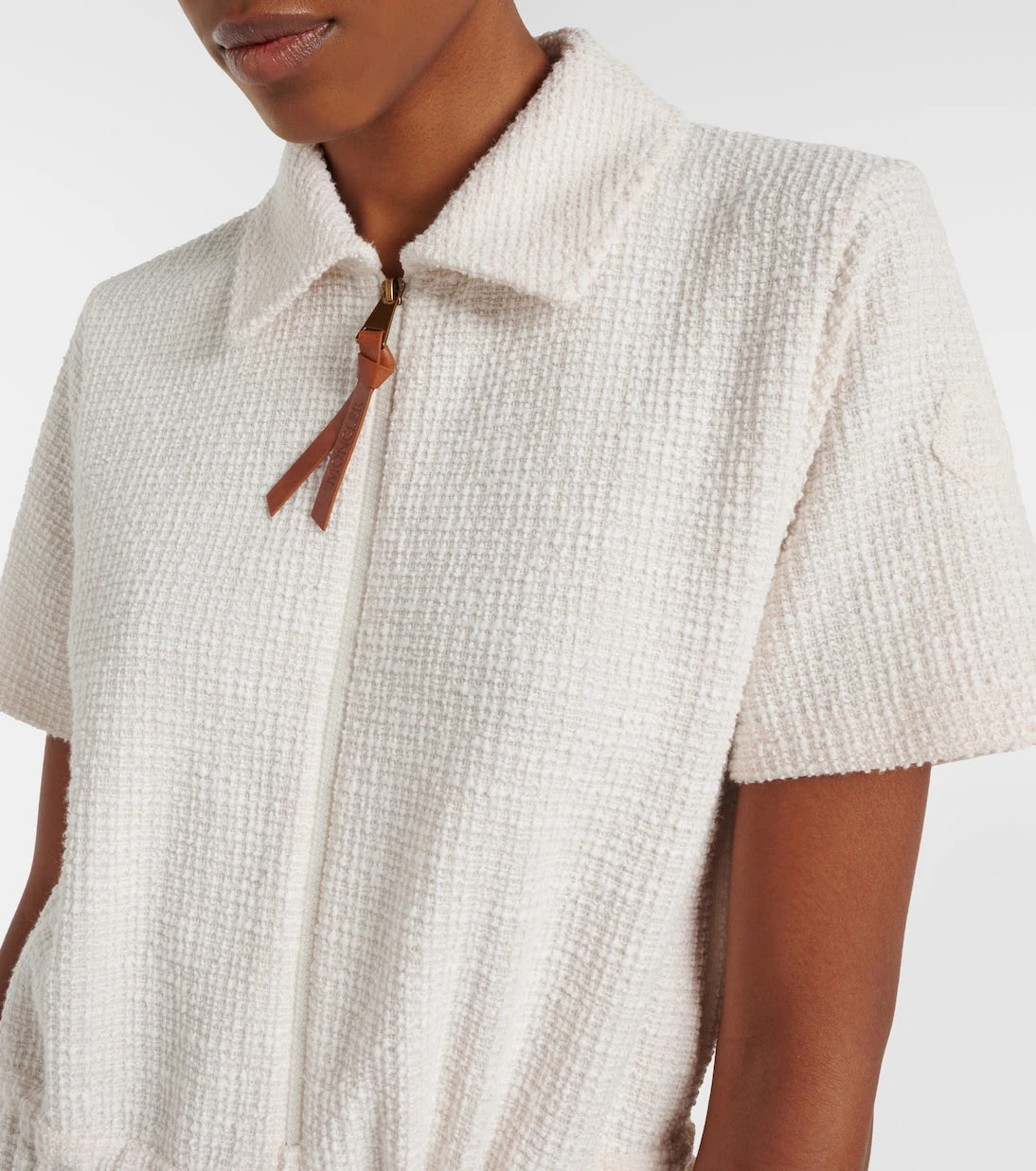 Moncler - Waffle-knit minidress