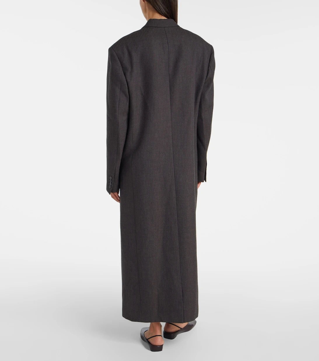 Calvin Klein Collection - Brooke striped wool coat