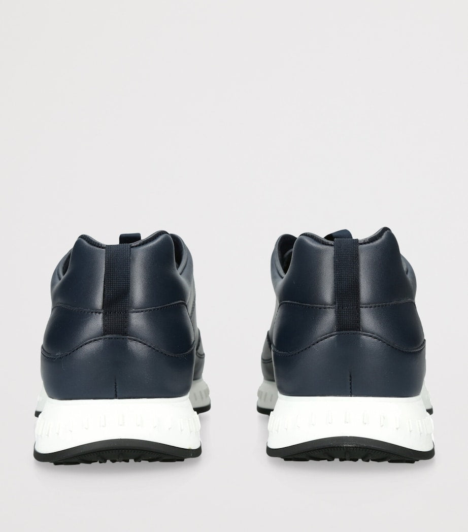 John Lobb Leather Stream Laced Sneakers