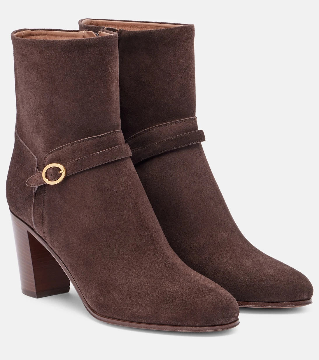 Valentino Garavani - Pattie 75 suede ankle boots