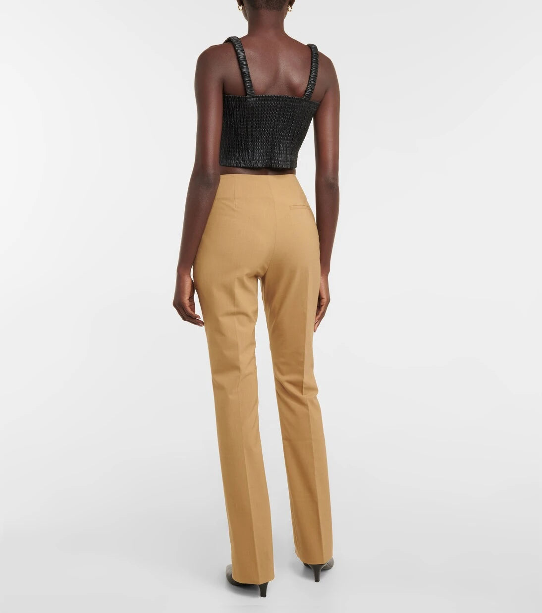 Nanushka - Florine slim wool-blend pants