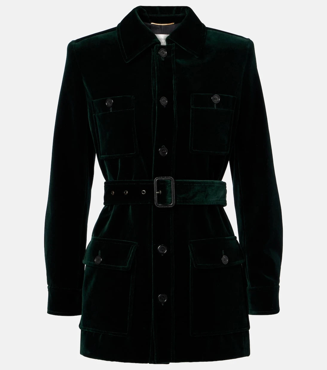 Saint Laurent - Saharienne cotton velvet jacket