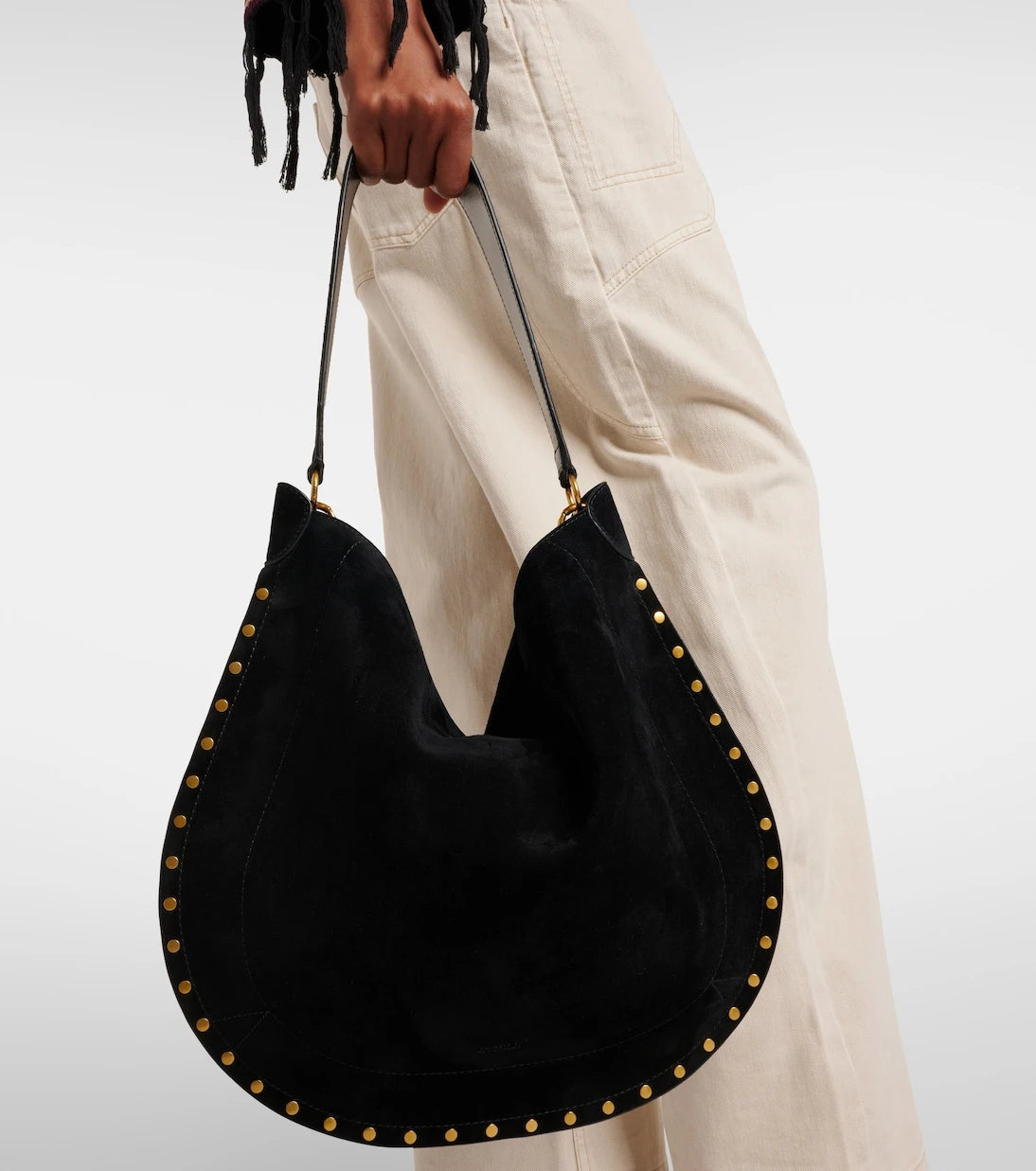 Isabel Marant - Oskan Soft Medium suede shoulder bag
