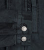 DRIES VAN NOTEN Grey Denim Overdyed Workwear Jacket