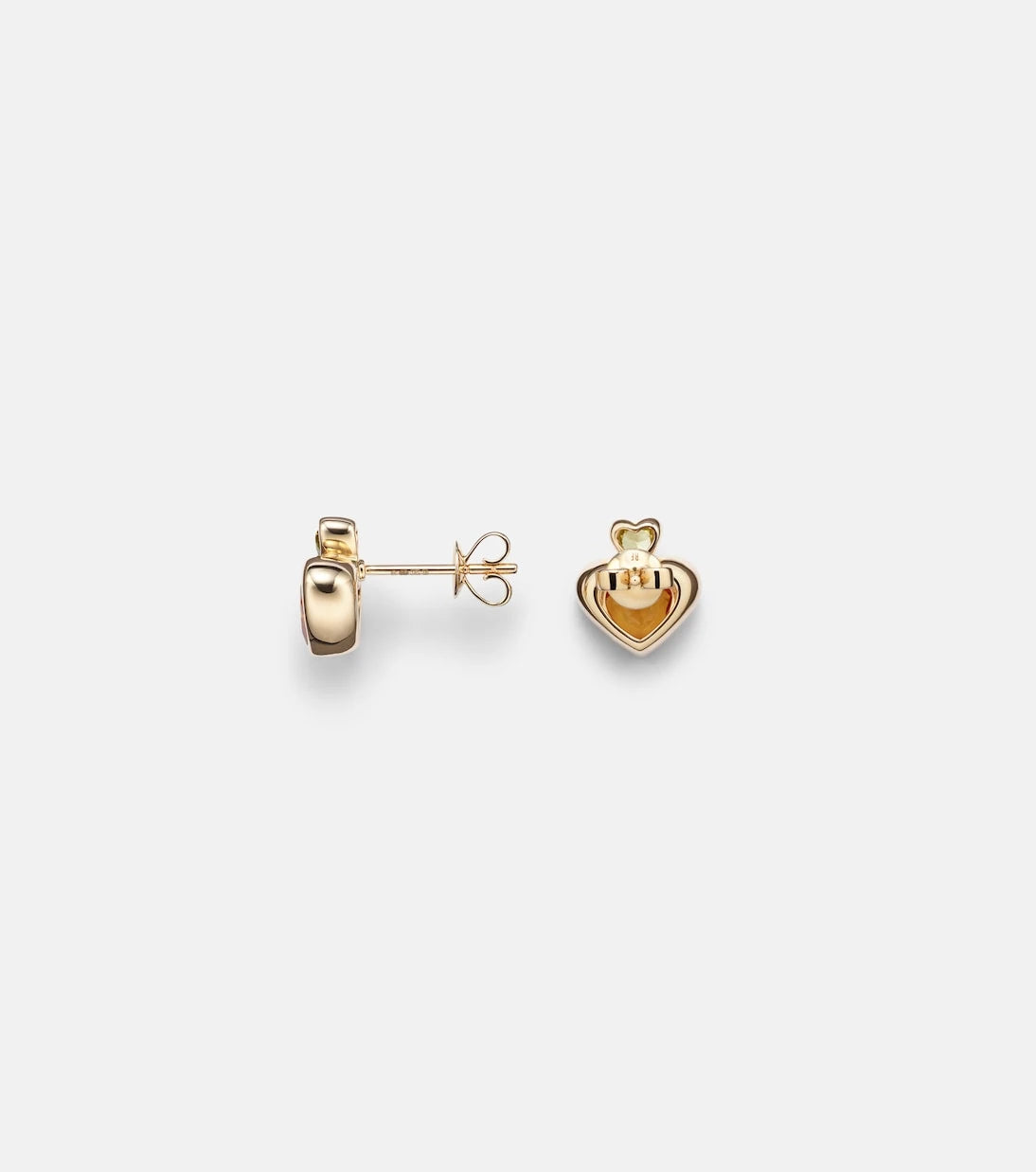 Roxanne First - 14kt gold single earring with citrine and peridot
