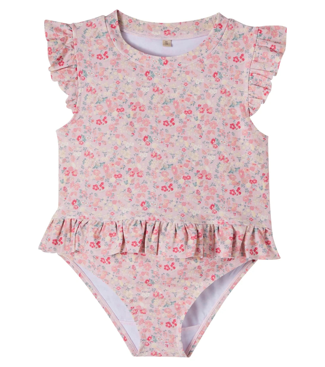 Wheat - Alma floral ruffled bikini