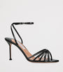 Aquazzura Leather Tell Me Sandals 85