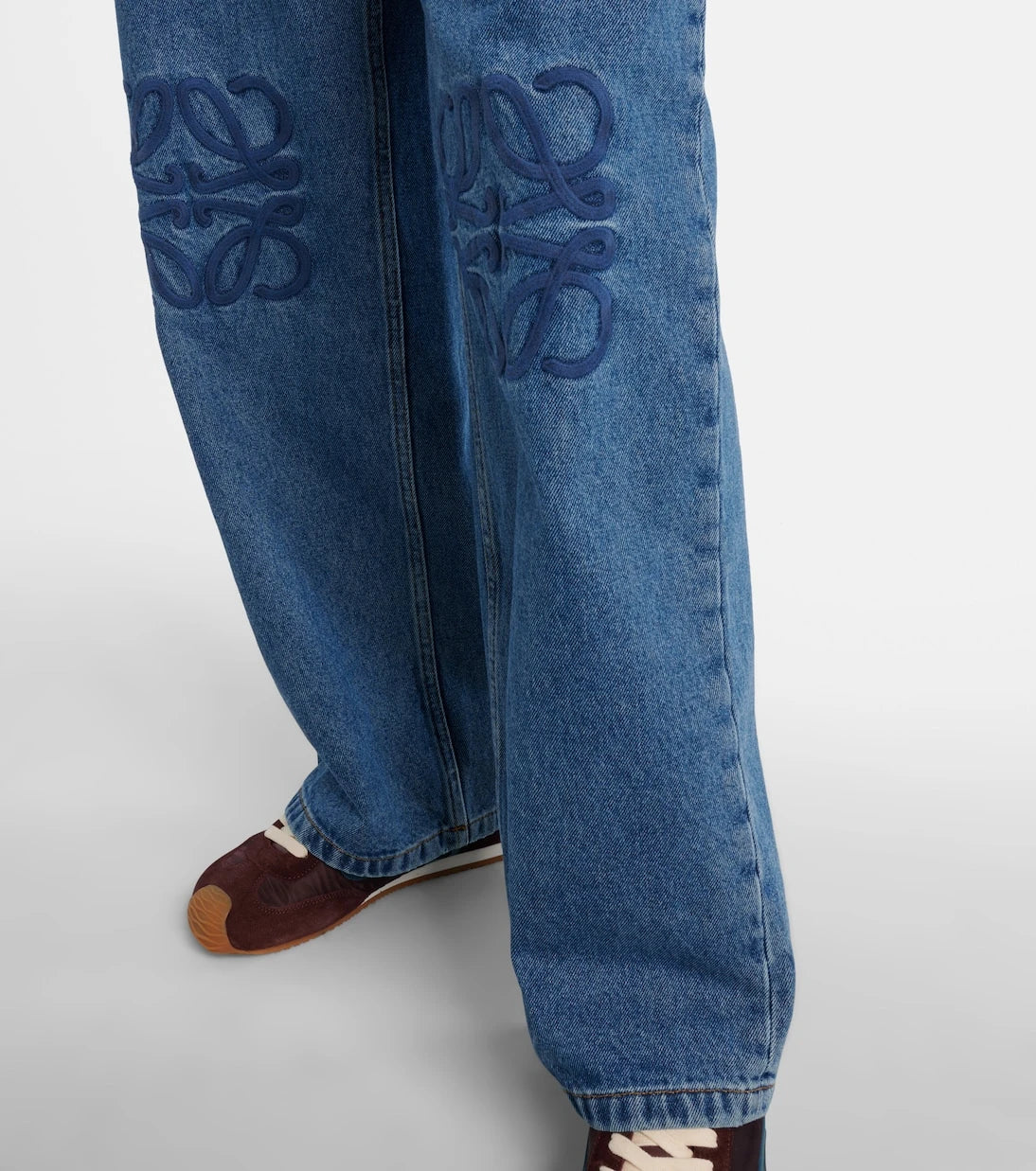 Loewe - Anagram wide-leg jeans