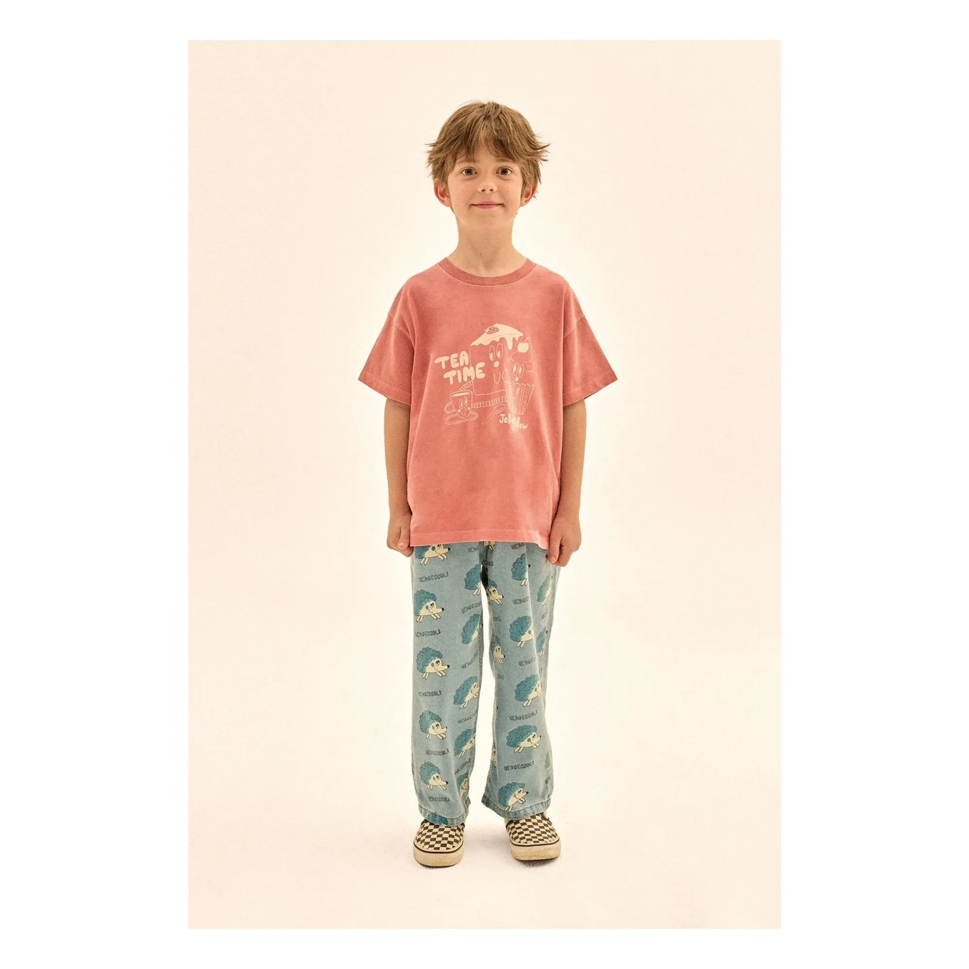 Jelly Mallow - Tea Time T-shirt | Coral