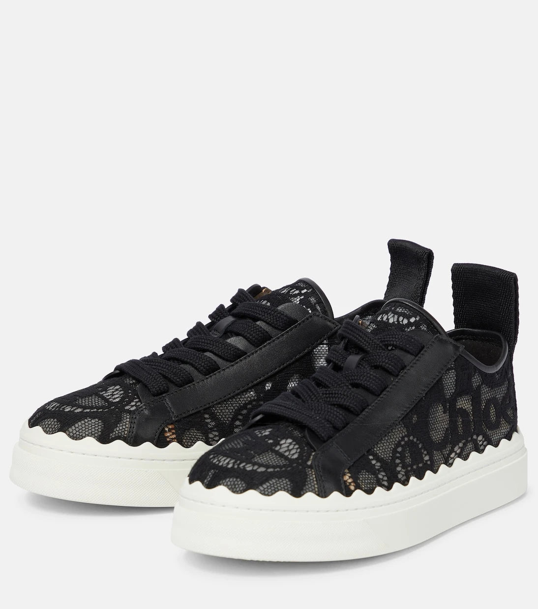Chloé - Lauren lace sneakers