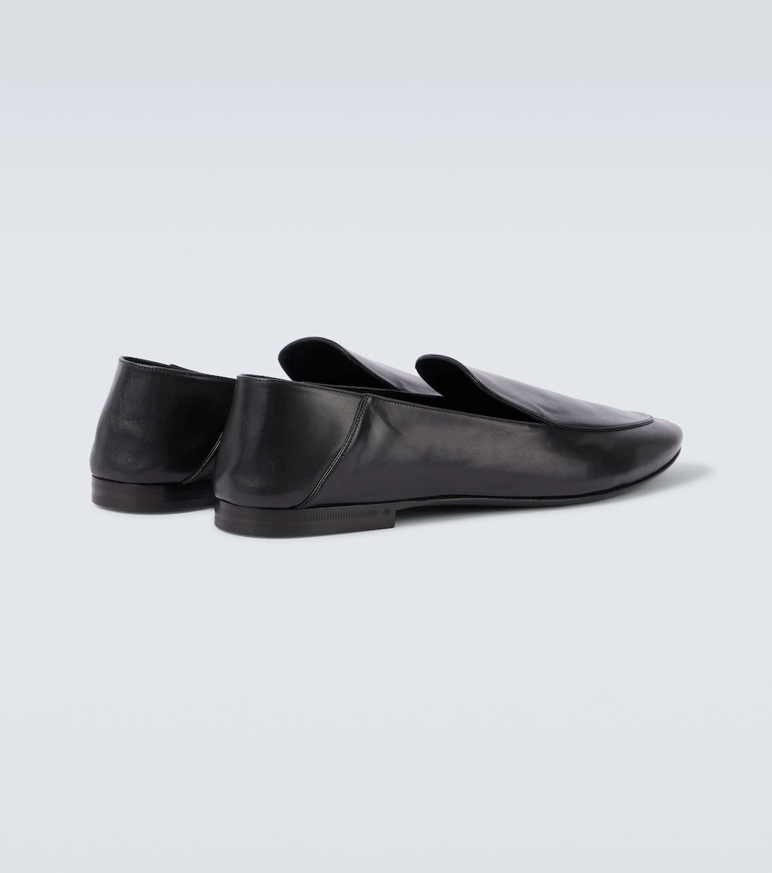 Saint Laurent - Alain leather slippers