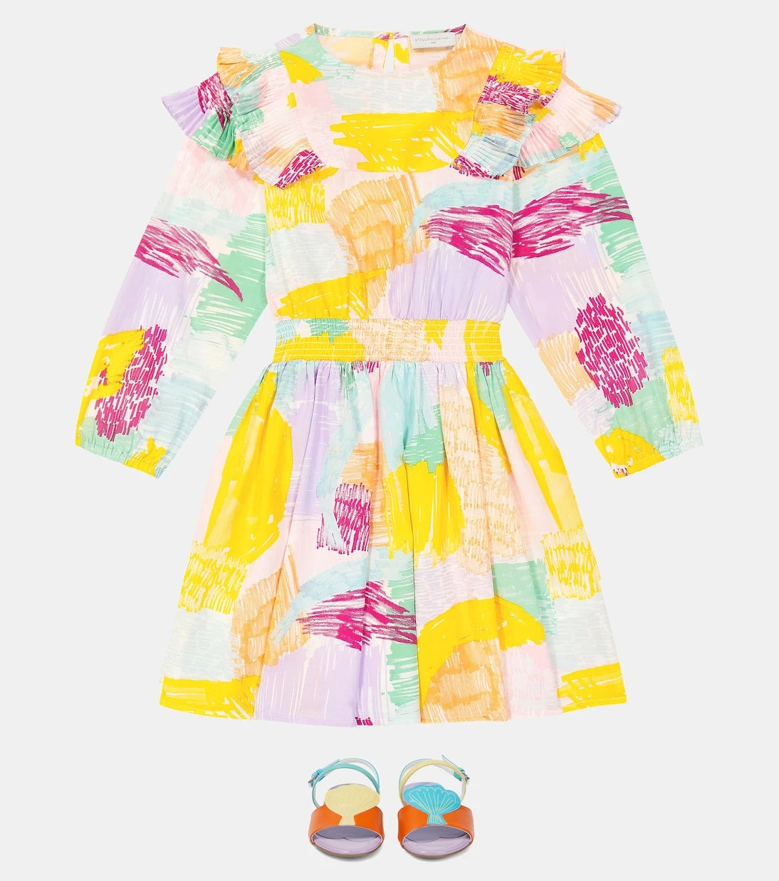Stella McCartney Kids - Shell-appliqué sandals
