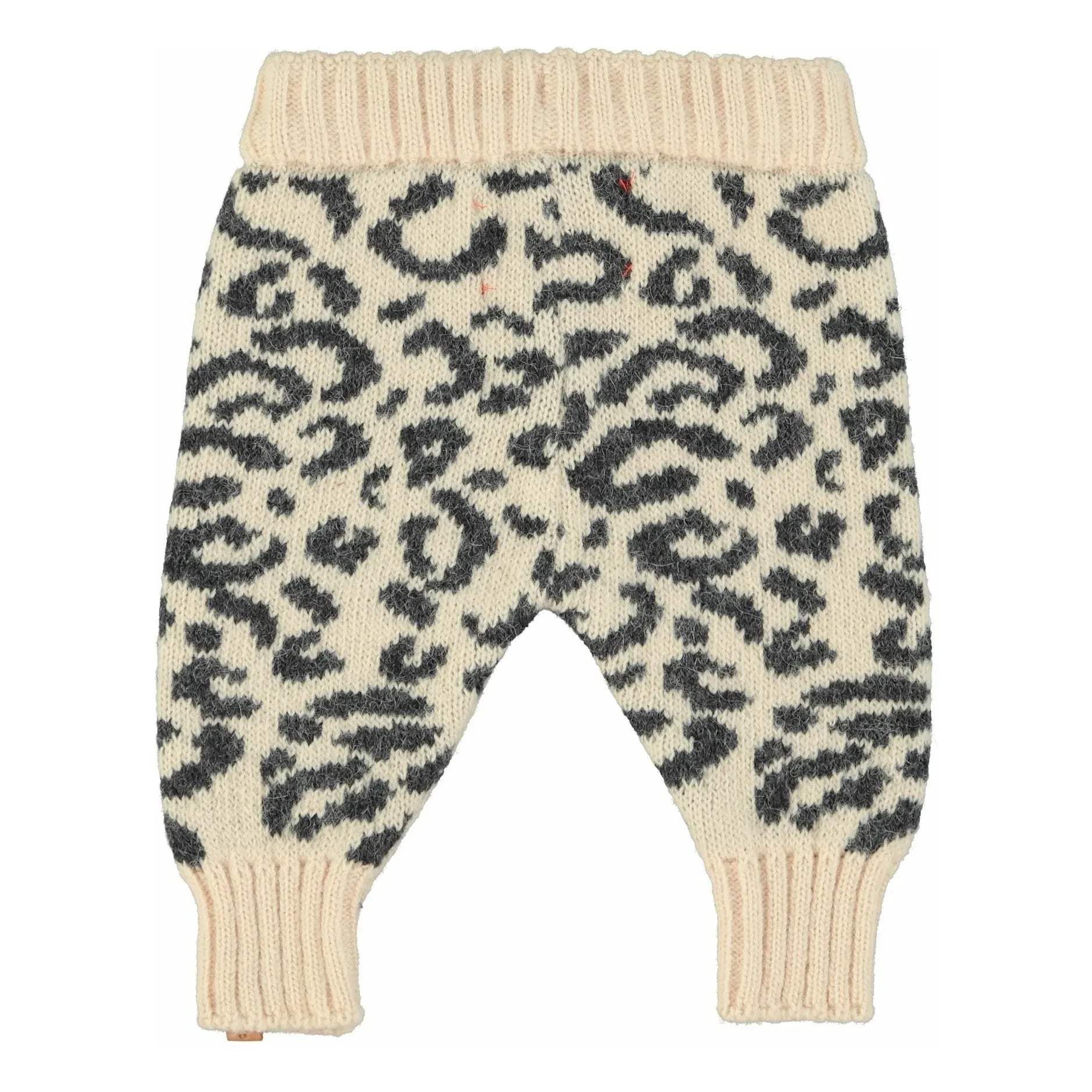 Piupiuchick - Leopard Wool Legging | Pale Pink